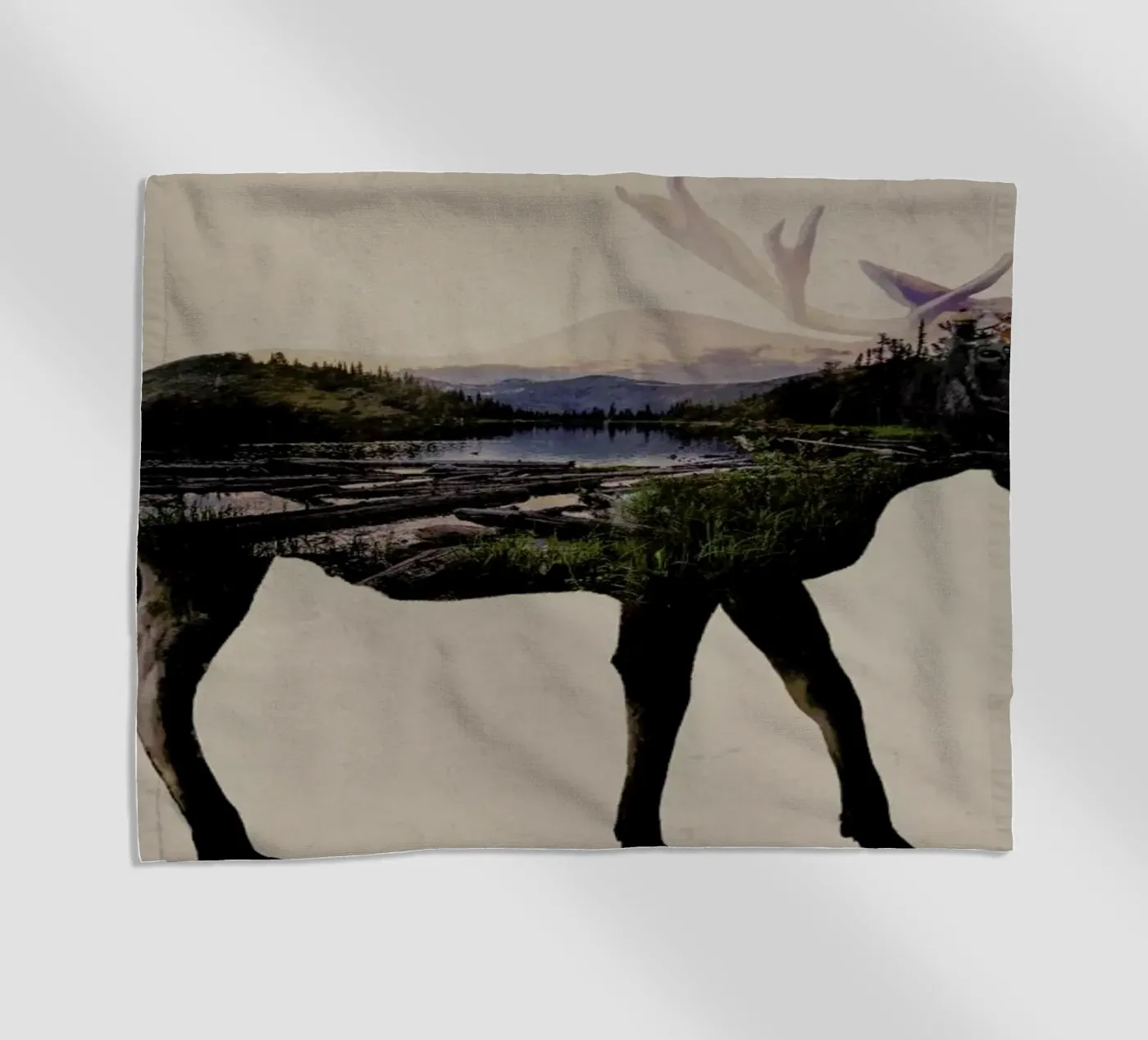 Moose strandhanddoek van Davies Babies