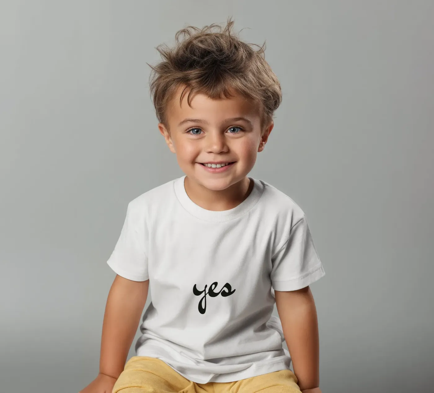 yes t-shirt bambini da Katja Stehle Design