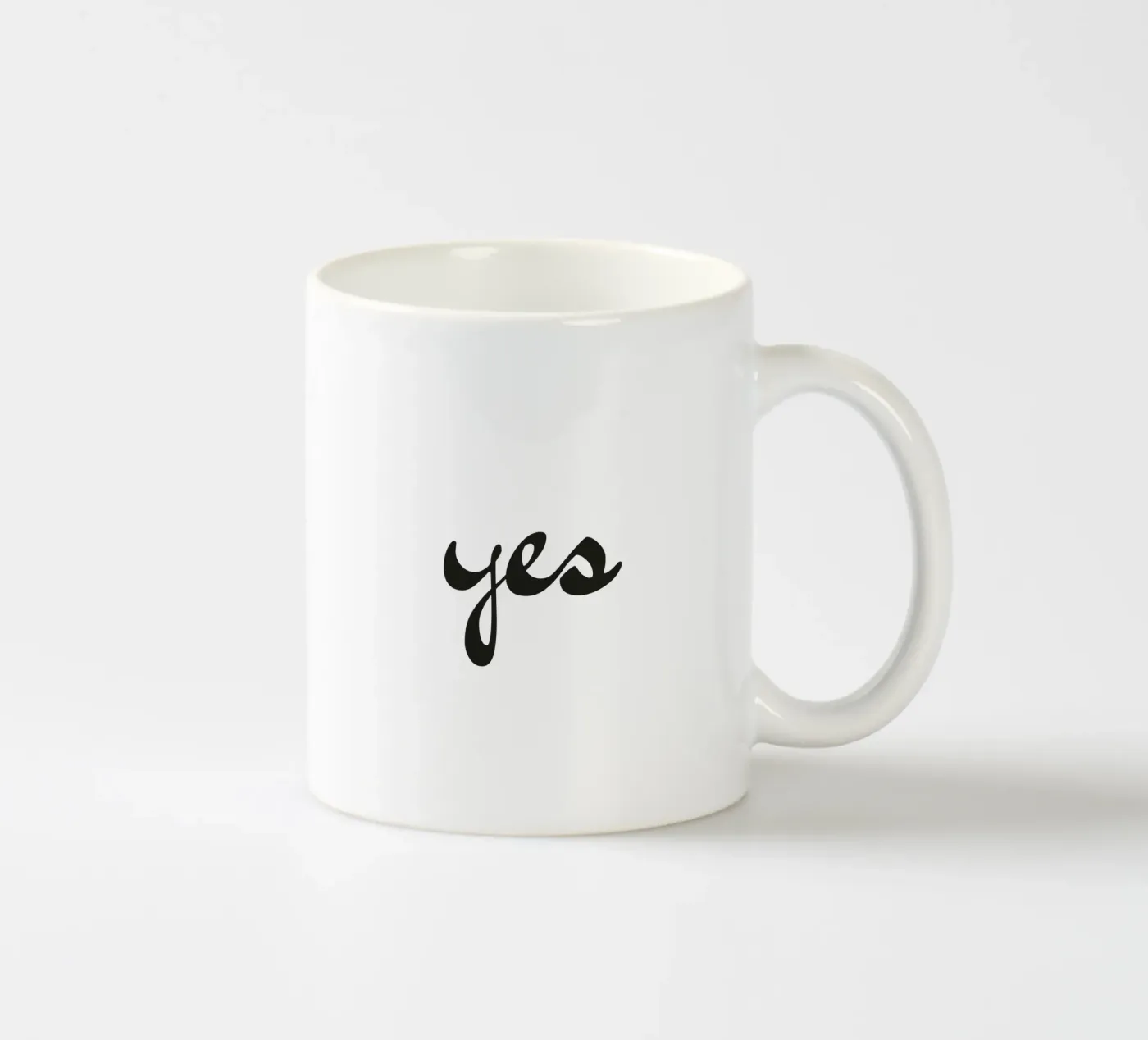 yes ceramic mug by Katja Stehle Design