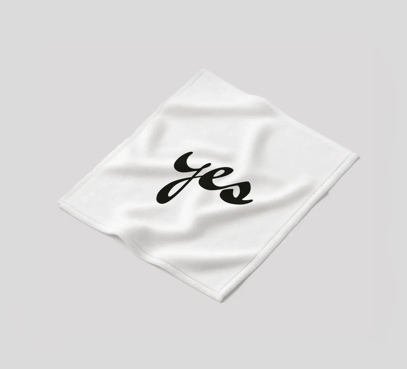 yes Fleecedecke von Katja Stehle Design