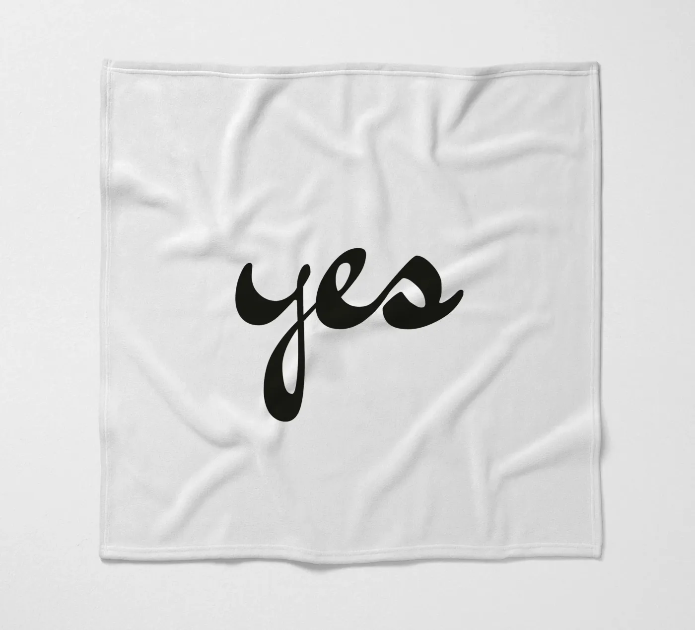 yes Fleecedecke von Katja Stehle Design