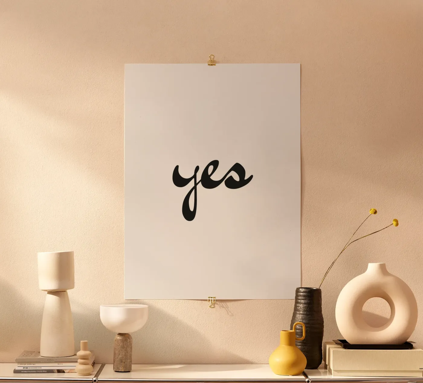 yes poster da Katja Stehle Design