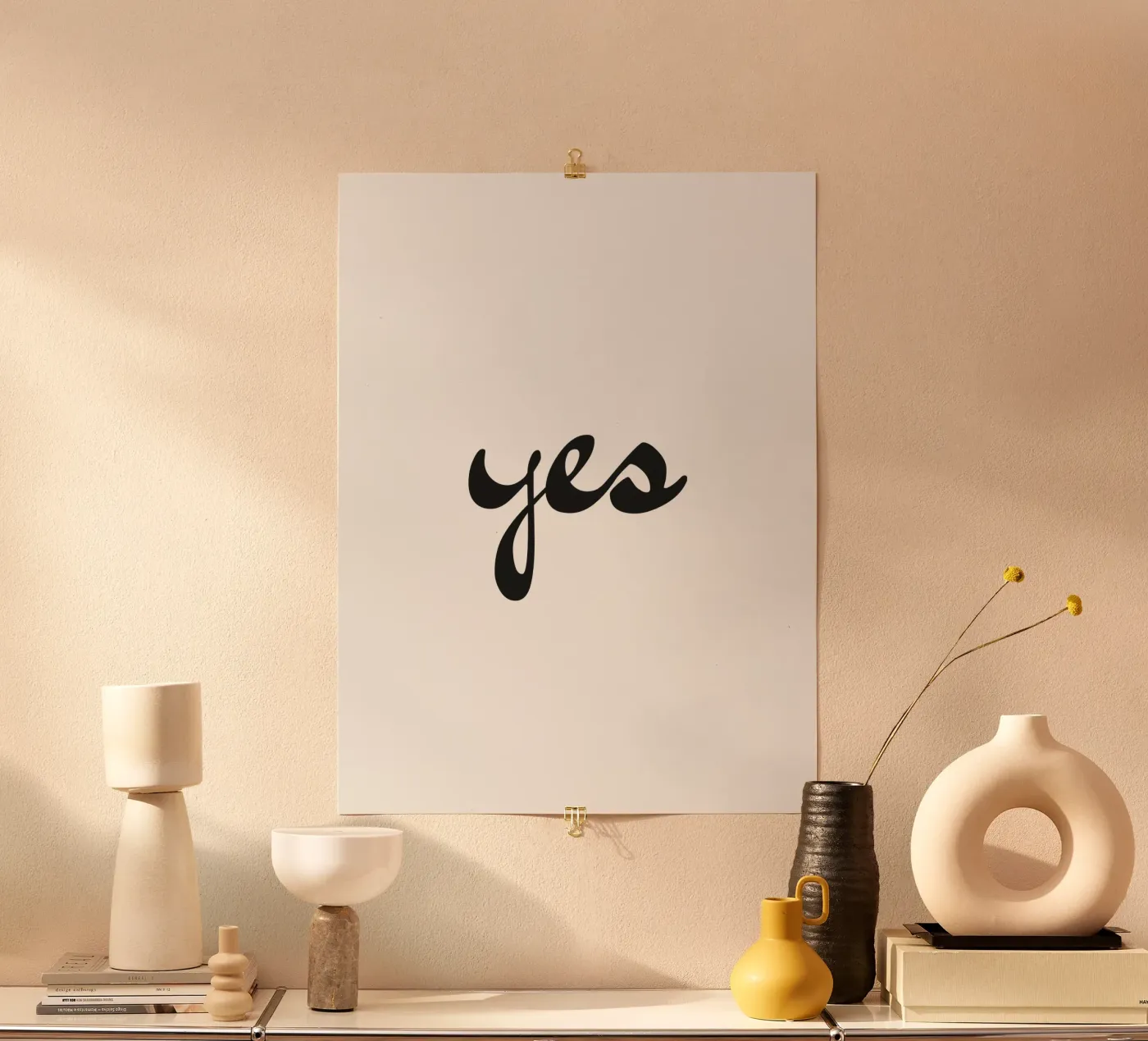 yes poster van Katja Stehle Design