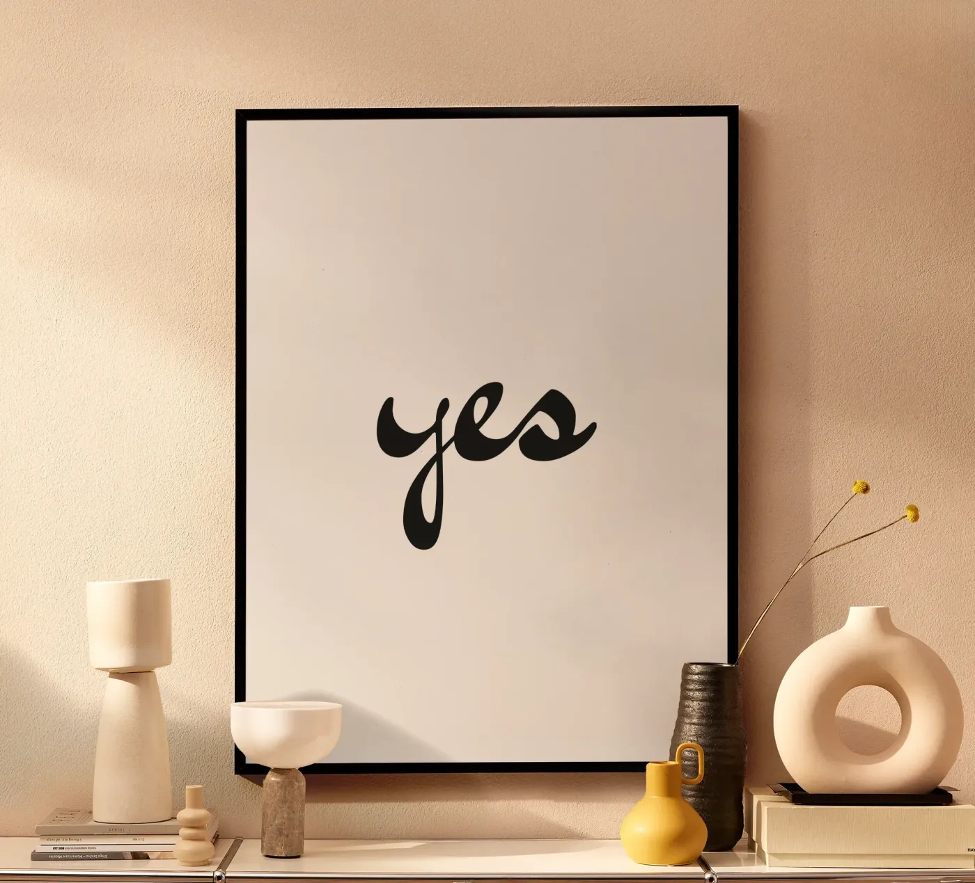 yes poster van Katja Stehle Design