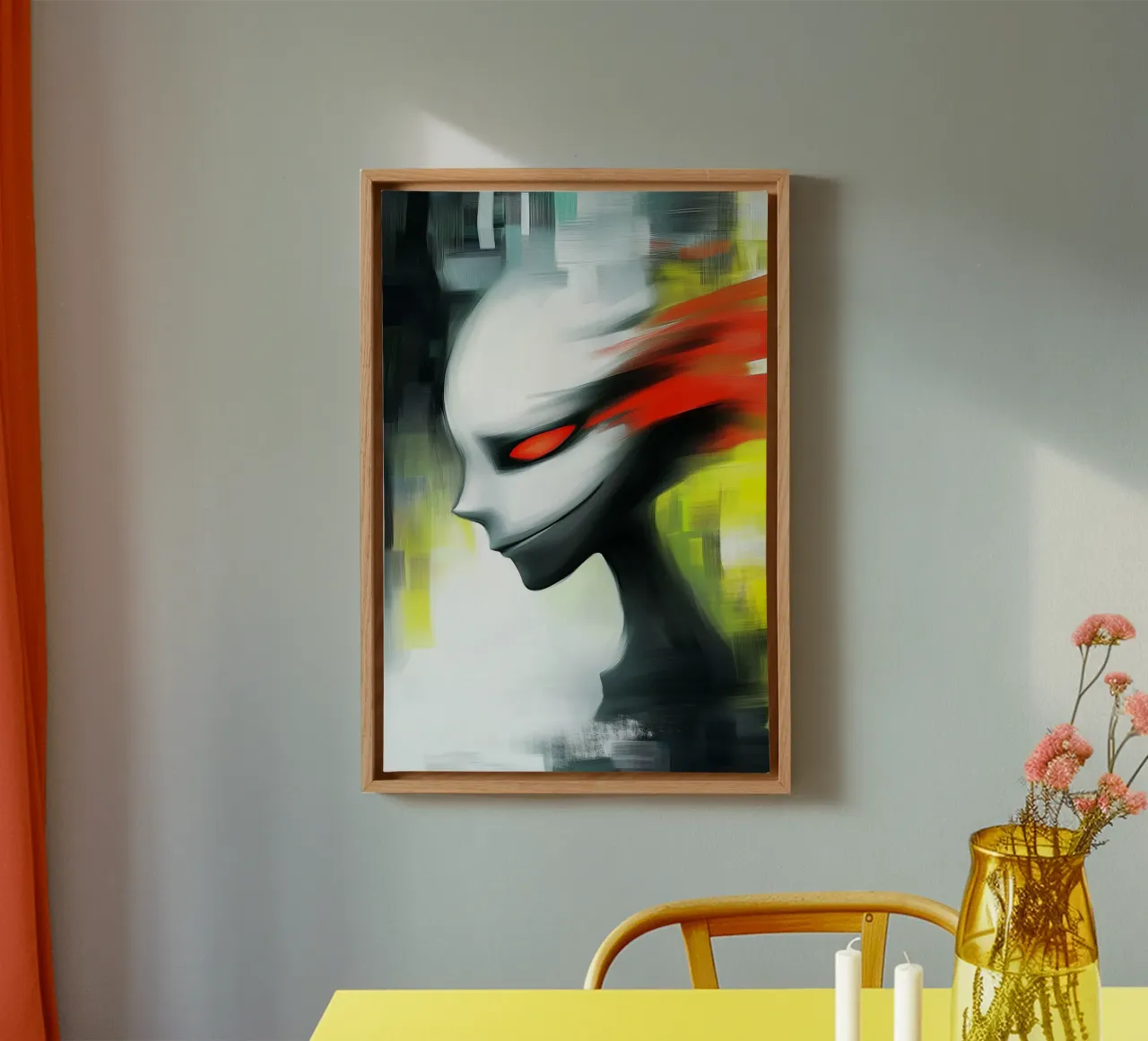 Shadow play of thoughts canvas by melipo-art