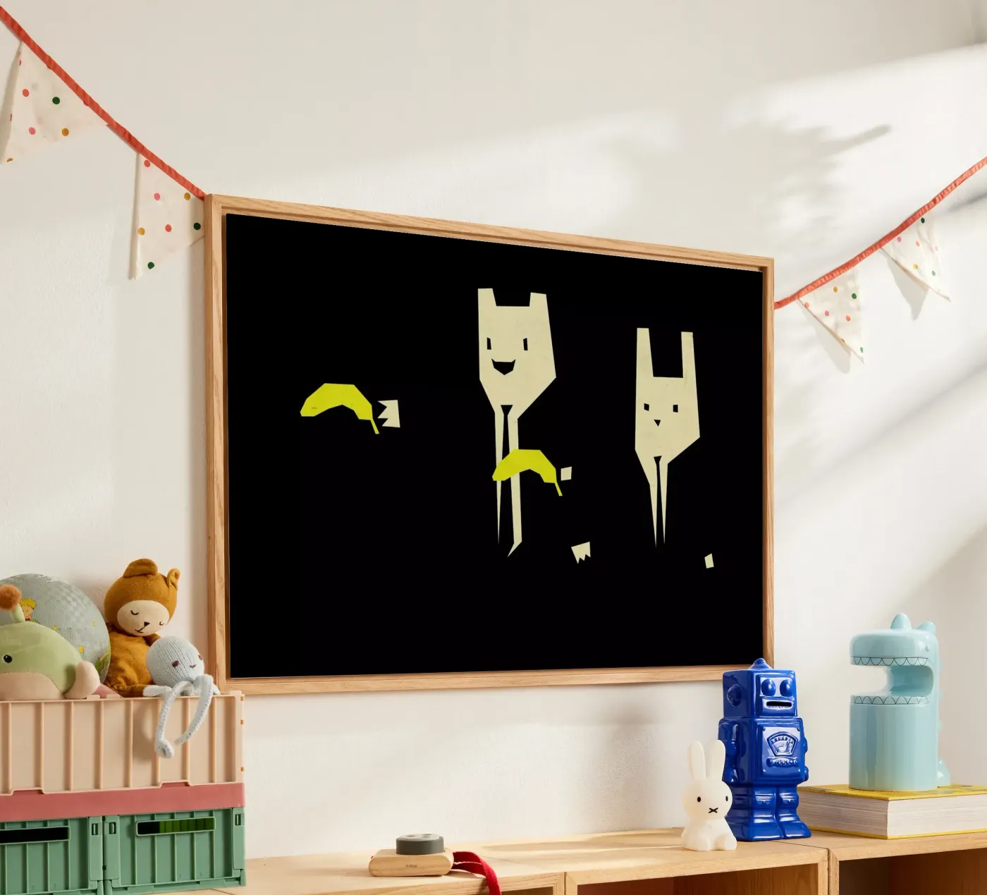 Pulp Banana Acryl-Glas von Yetiland