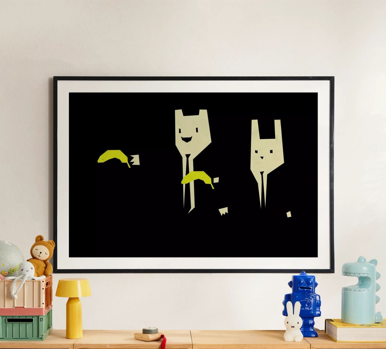 Pulp Banana poster by Yetiland