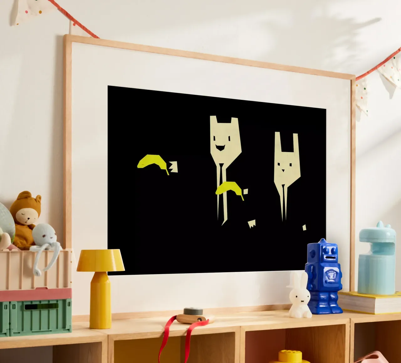 Pulp Banana poster by Yetiland