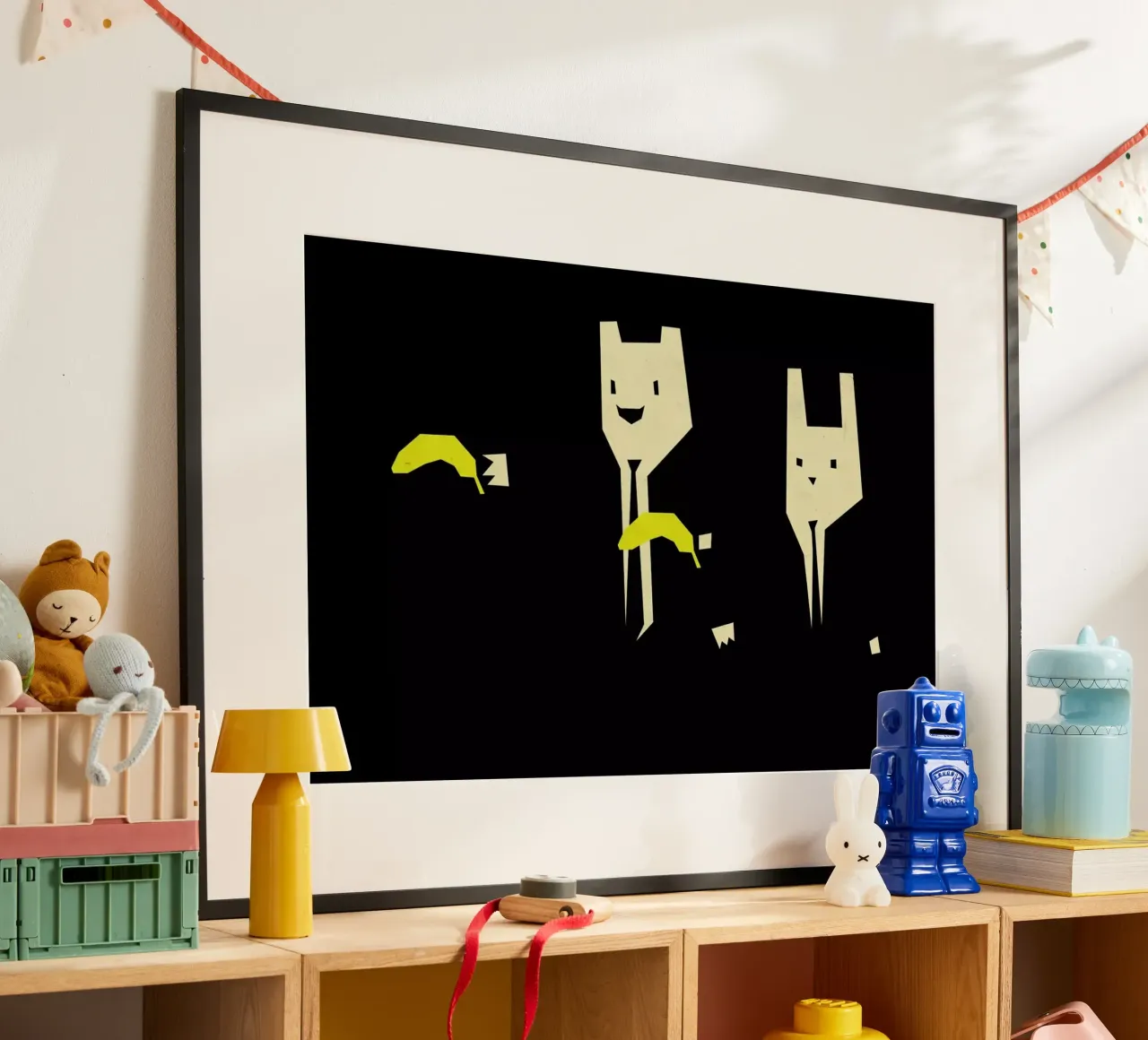 Pulp Banana poster by Yetiland