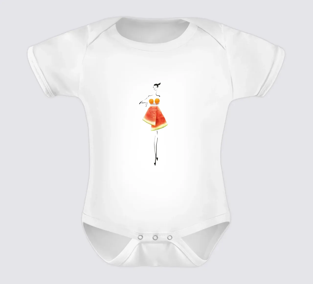 Melons & Tomatoes body neonato maniche corte da Gretchen Roehrs