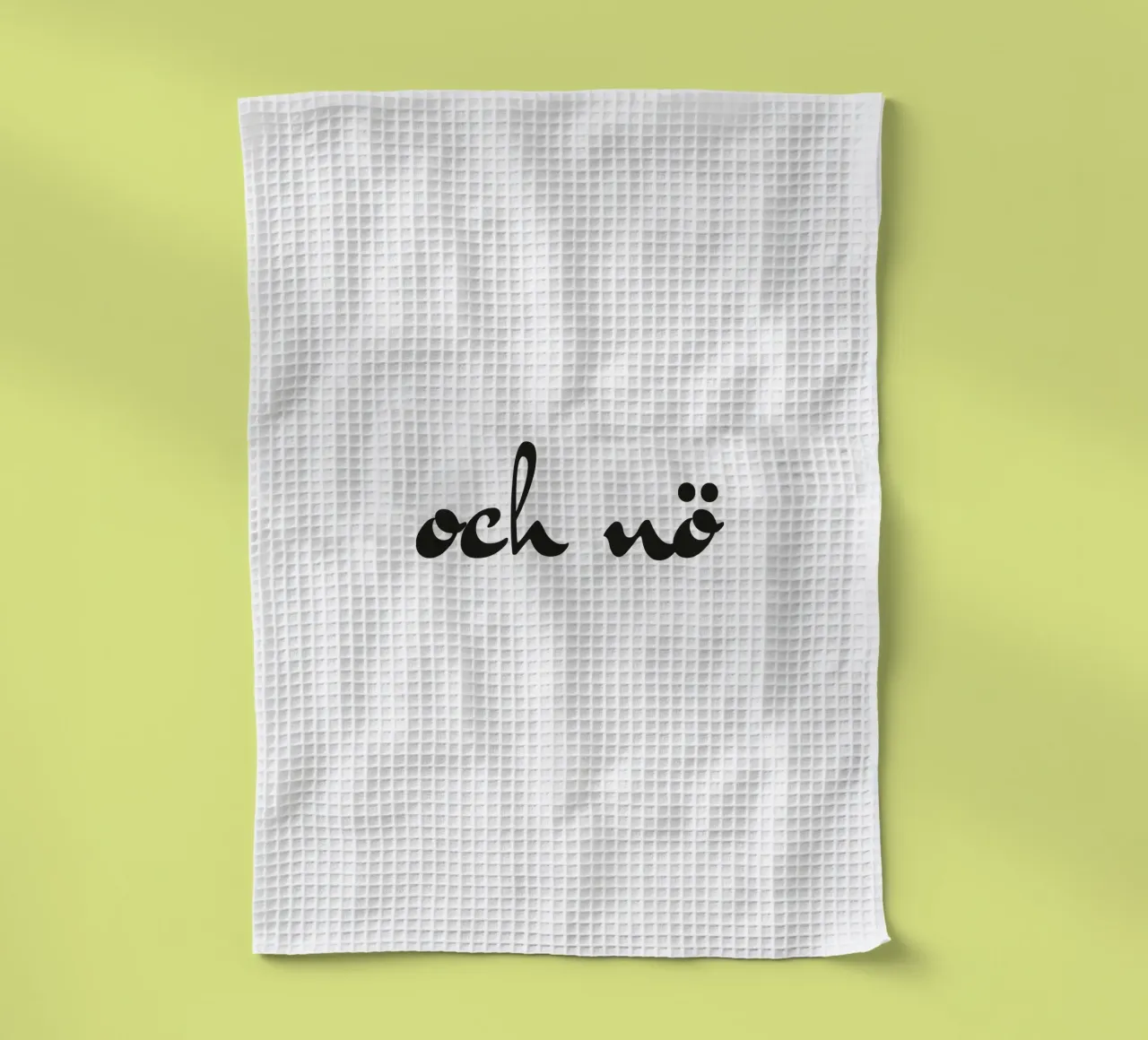 Och nö tea towel by Katja Stehle Design