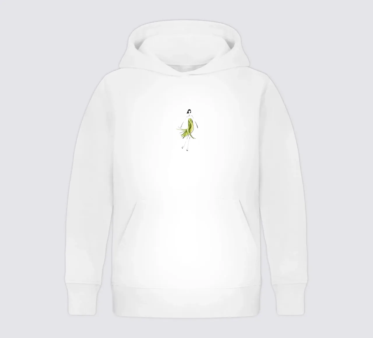 Zuccini kids hoodie by Gretchen Roehrs