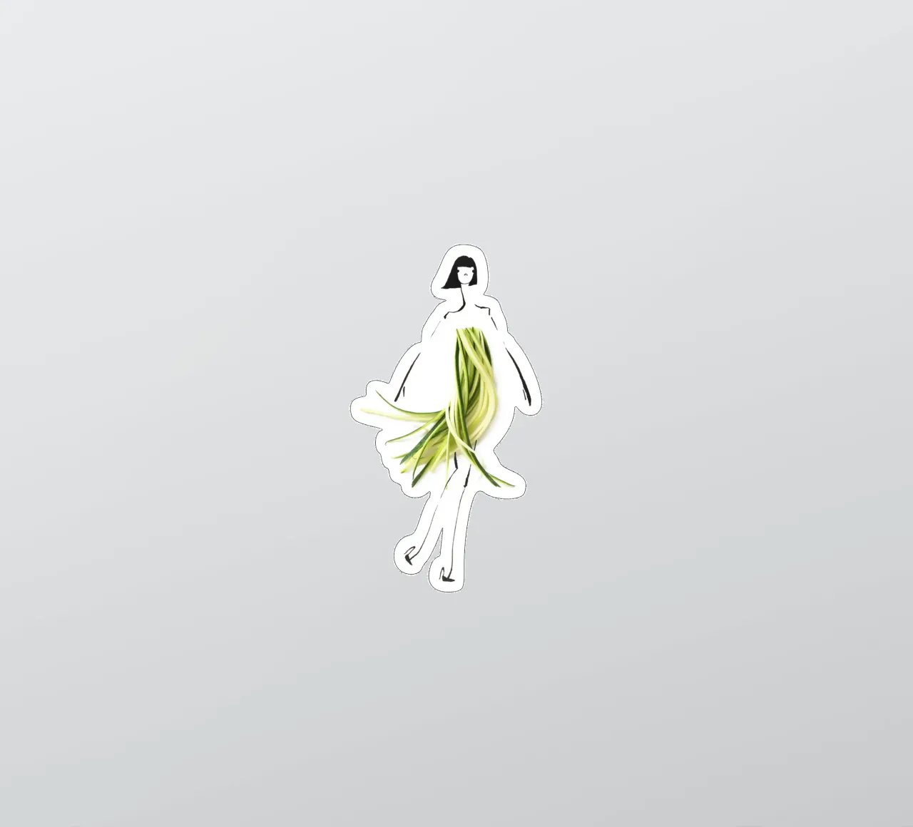 Zuccini sticker by Gretchen Roehrs