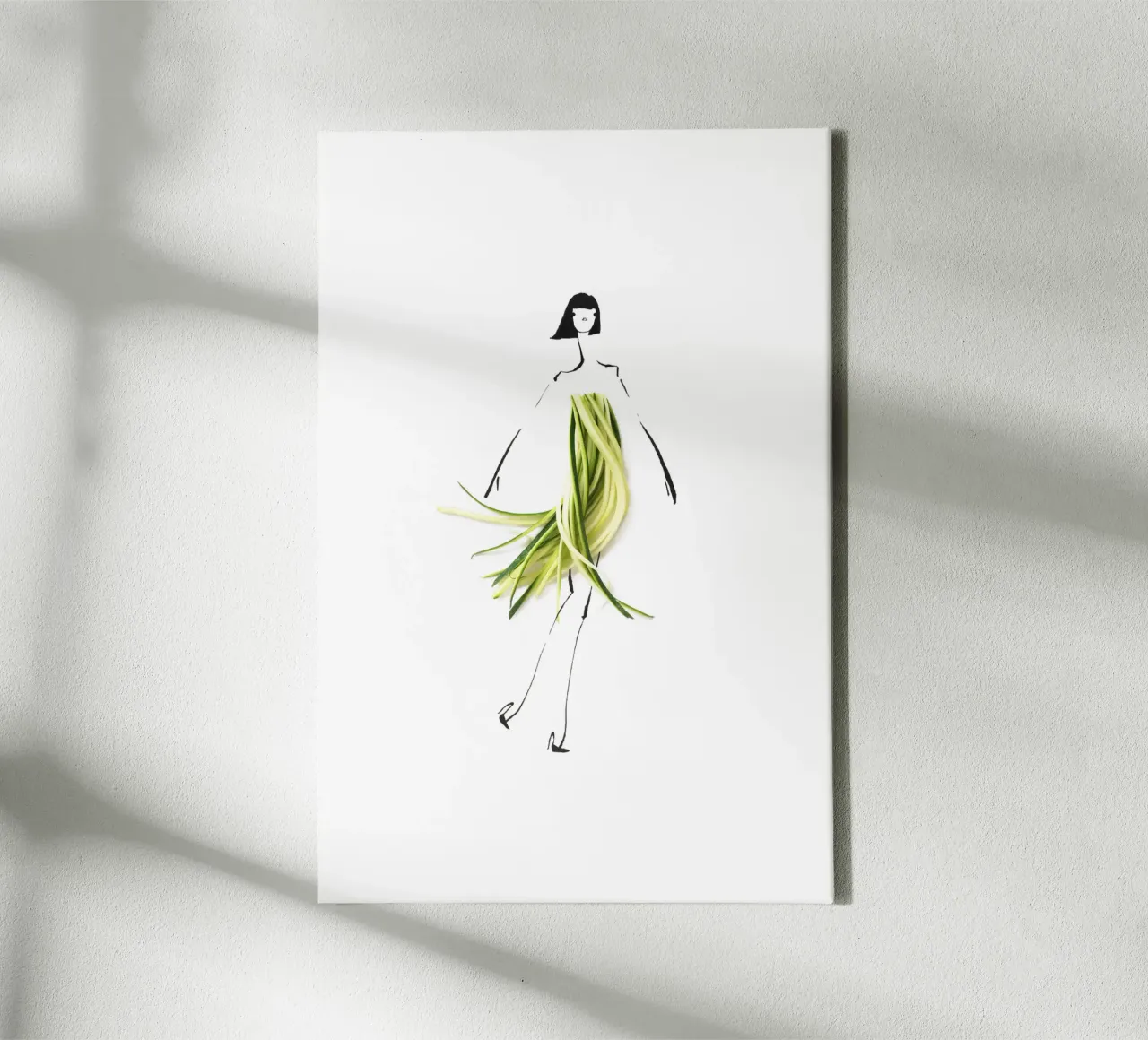 Zuccini tela con Cornice a cassetta da Gretchen Roehrs