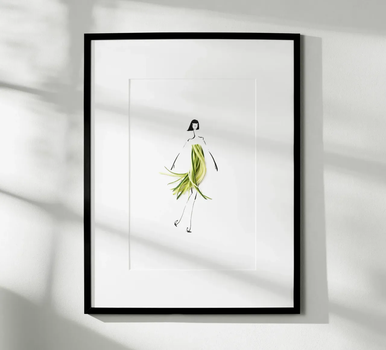 Zuccini poster con telaio in plastica da Gretchen Roehrs