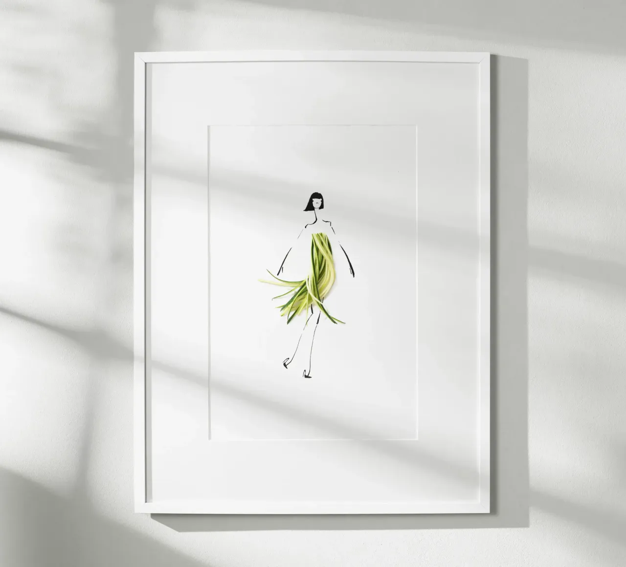 Zuccini poster con telaio in plastica da Gretchen Roehrs