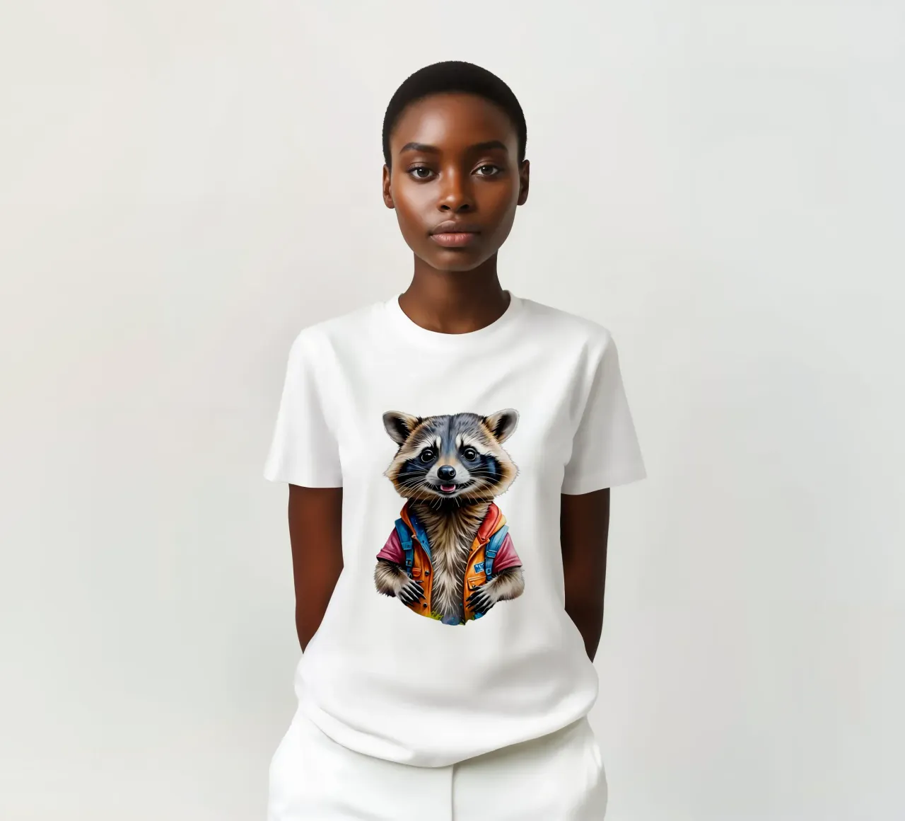 Procione felice t-shirt da MakArena