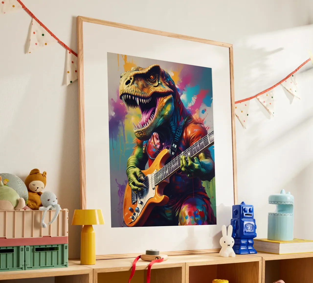 Tirex suona la chitarra poster da MakArena