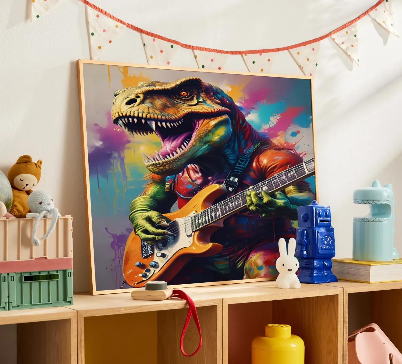 Tirex suona la chitarra poster da MakArena