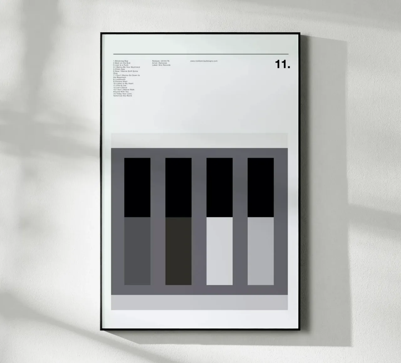 Ramones plexiglass da Nick Barclay