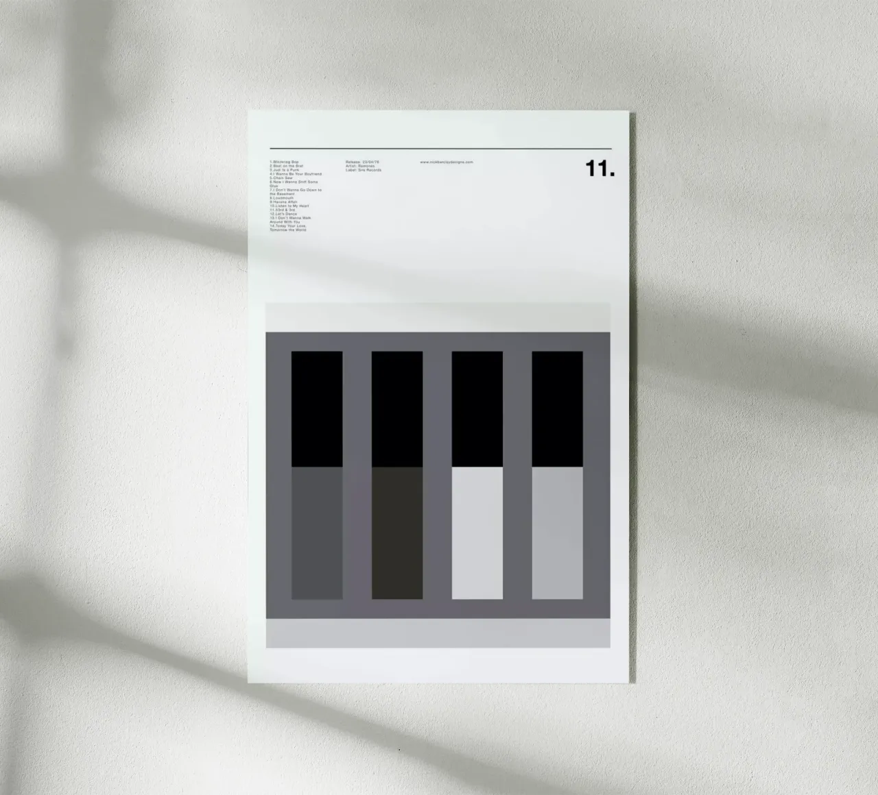 Ramones plexiglass da Nick Barclay