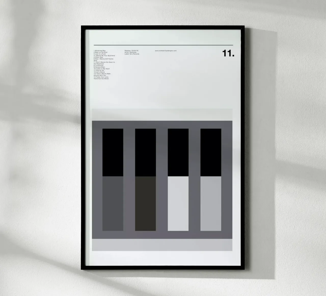 Ramones poster da Nick Barclay