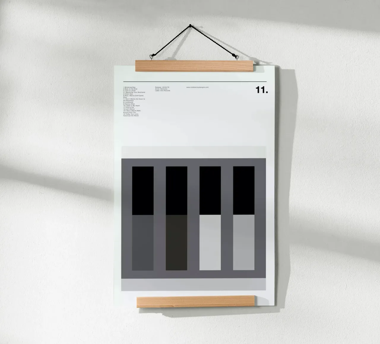 Ramones poster da Nick Barclay