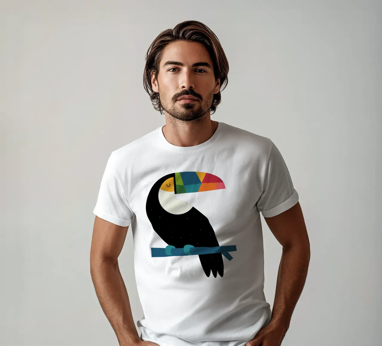 Tucano arcobaleno t-shirt da Andy Westface