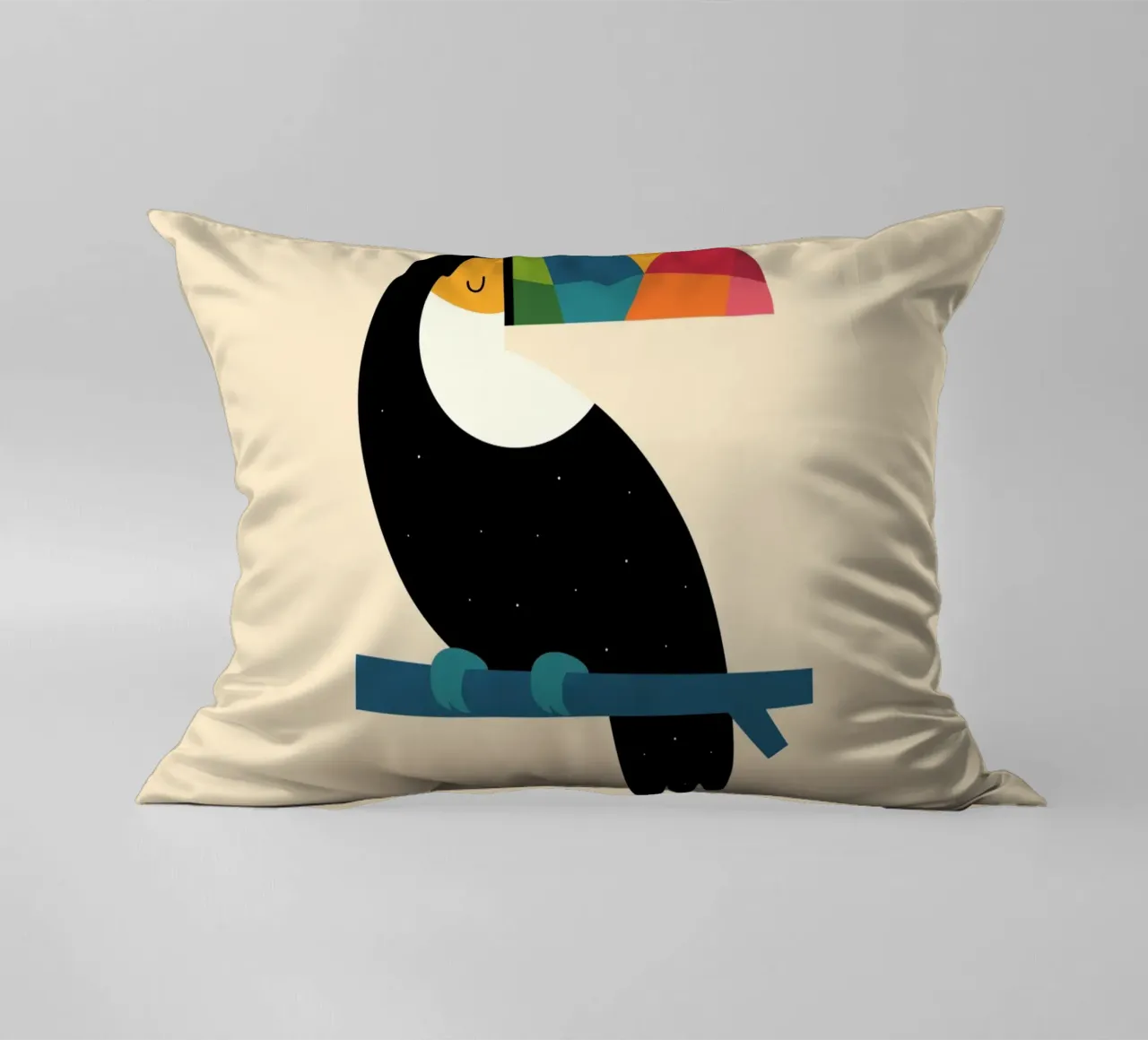 Tucano arcobaleno cuscino da Andy Westface