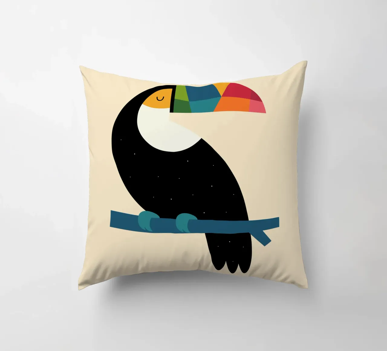 Tucano arcobaleno cuscino da Andy Westface