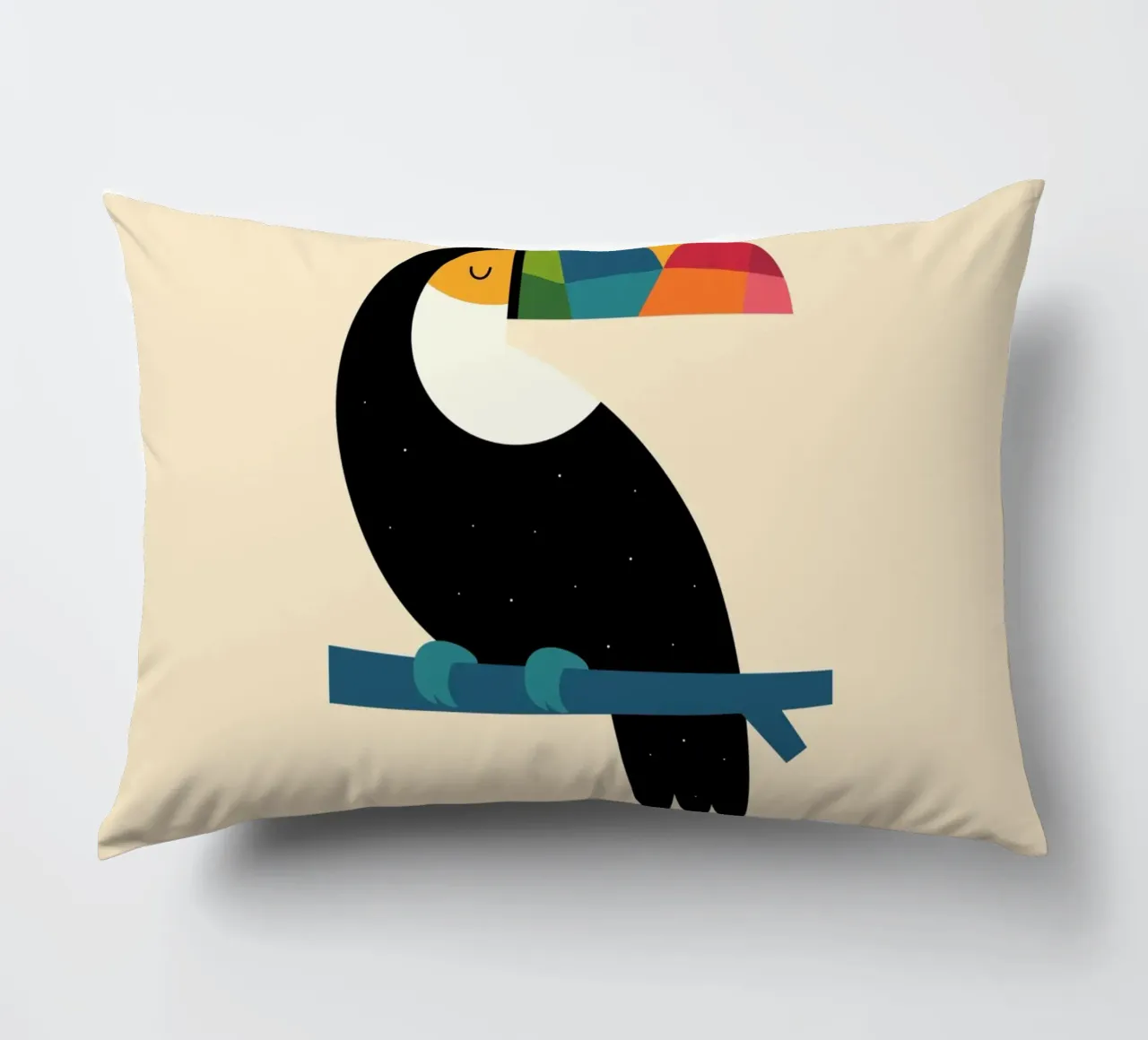 Tucano arcobaleno cuscino da Andy Westface