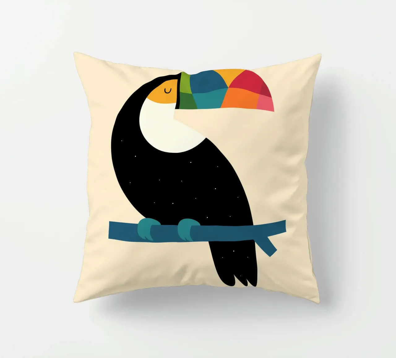 Tucano arcobaleno cuscino da Andy Westface