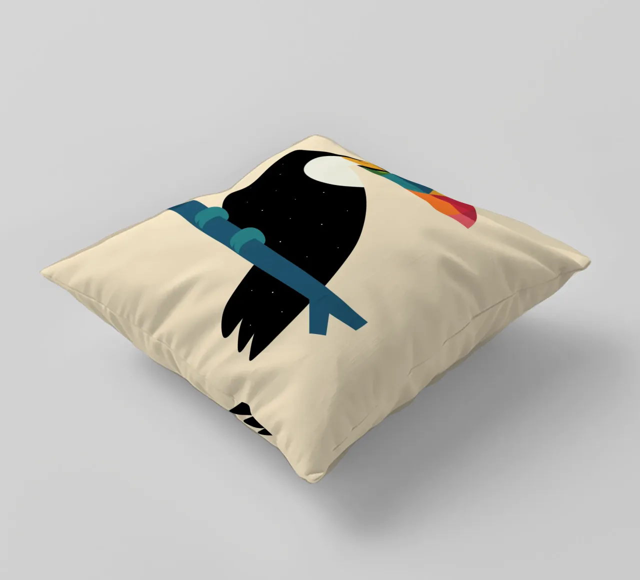 Tucano arcobaleno cuscino da Andy Westface