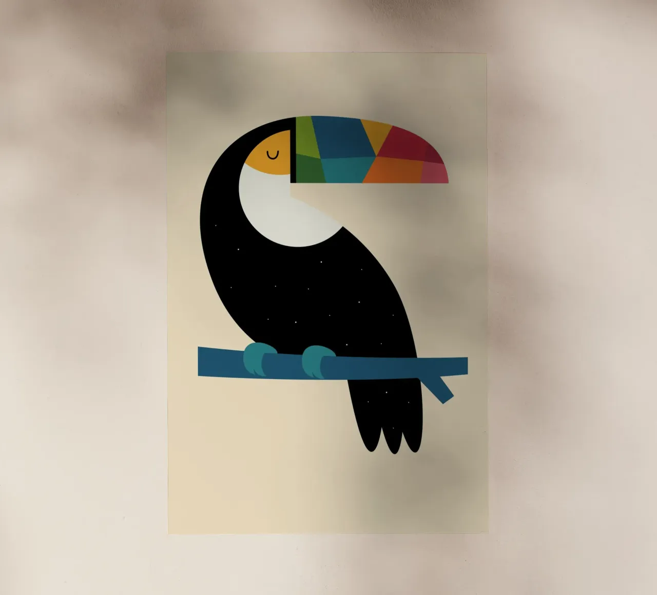 Tucano arcobaleno pellicola backlit da Andy Westface