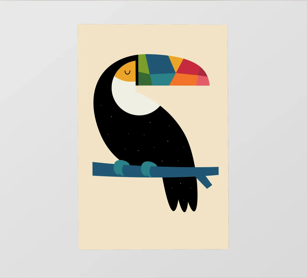 Tucano arcobaleno pellicola backlit da Andy Westface