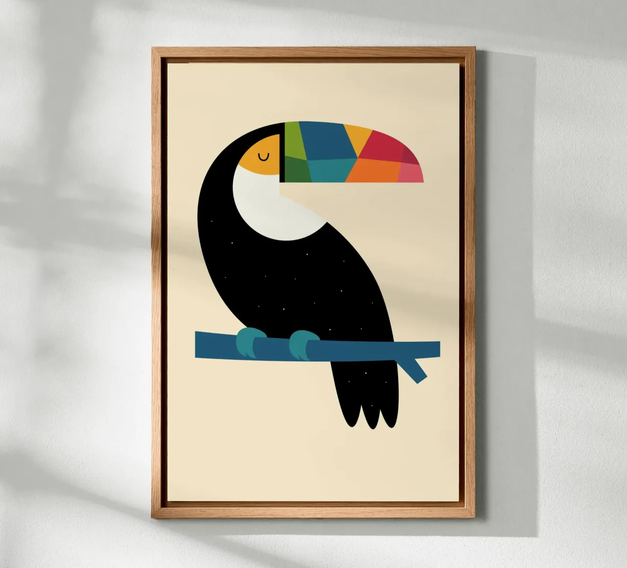 Tucano arcobaleno tela con Cornice a cassetta da Andy Westface