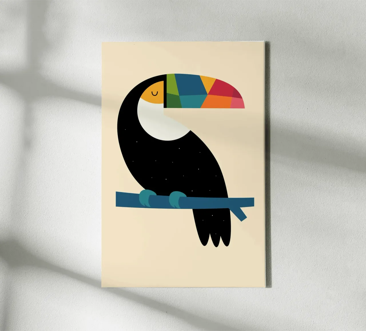 Tucano arcobaleno tela con Cornice a cassetta da Andy Westface