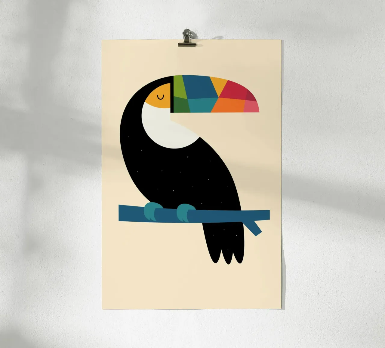 Regenbogentukan Poster von Andy Westface