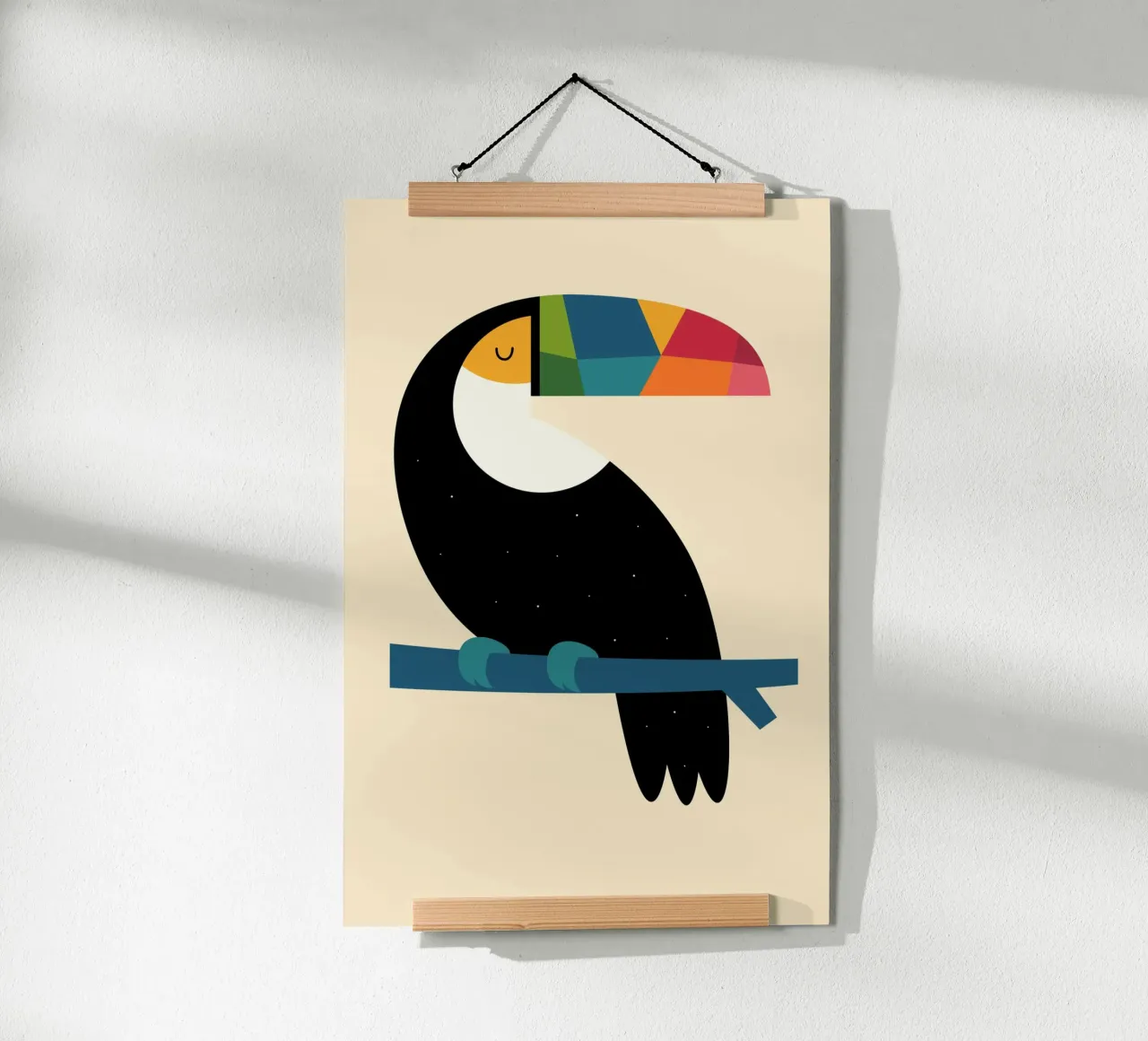 Regenbogentukan Poster von Andy Westface