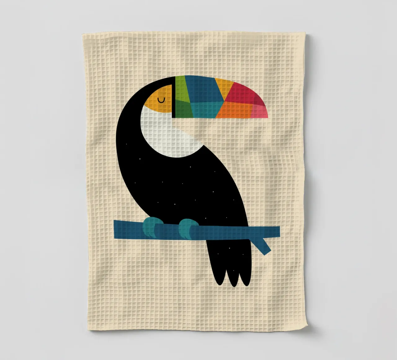 Tucano arcobaleno canovaccio da cucina da Andy Westface