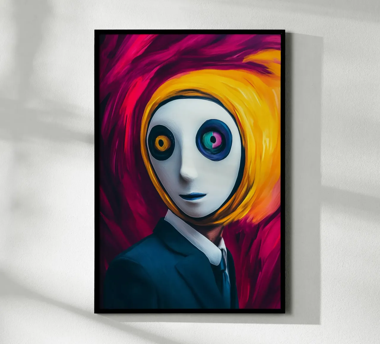 Masquerade of distorted perception hahnemühle by melipo-art