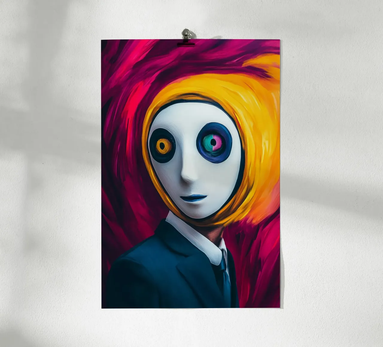 Masquerade of distorted perception hahnemühle by melipo-art