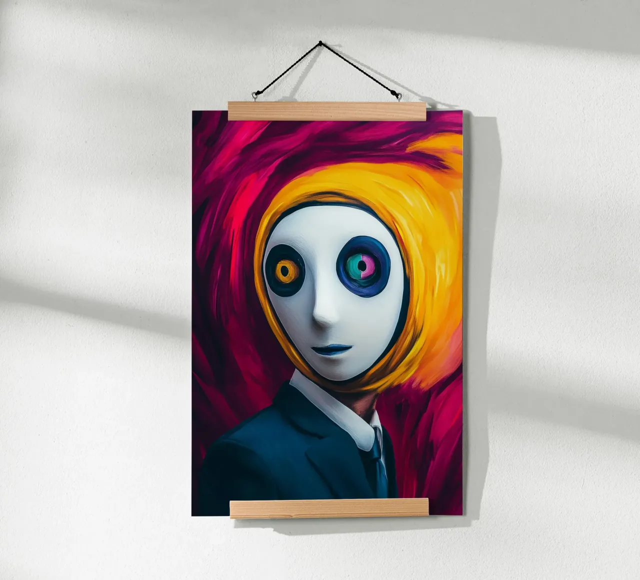 Masquerade of distorted perception hahnemühle by melipo-art