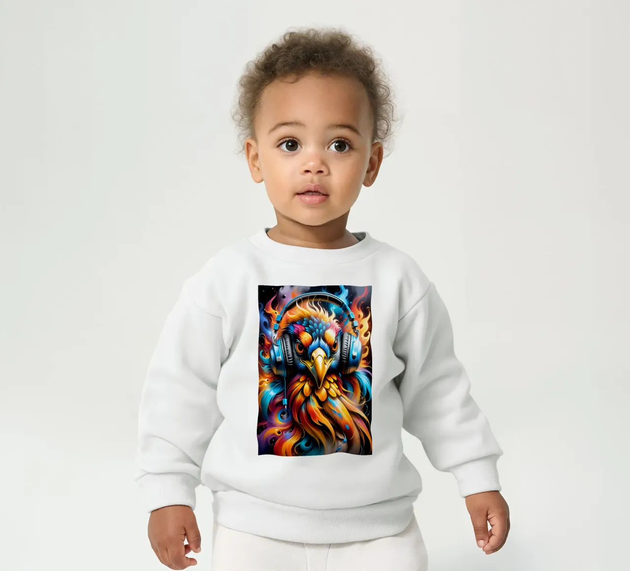 Phoenix in cuffia felpa neonato da MakArena