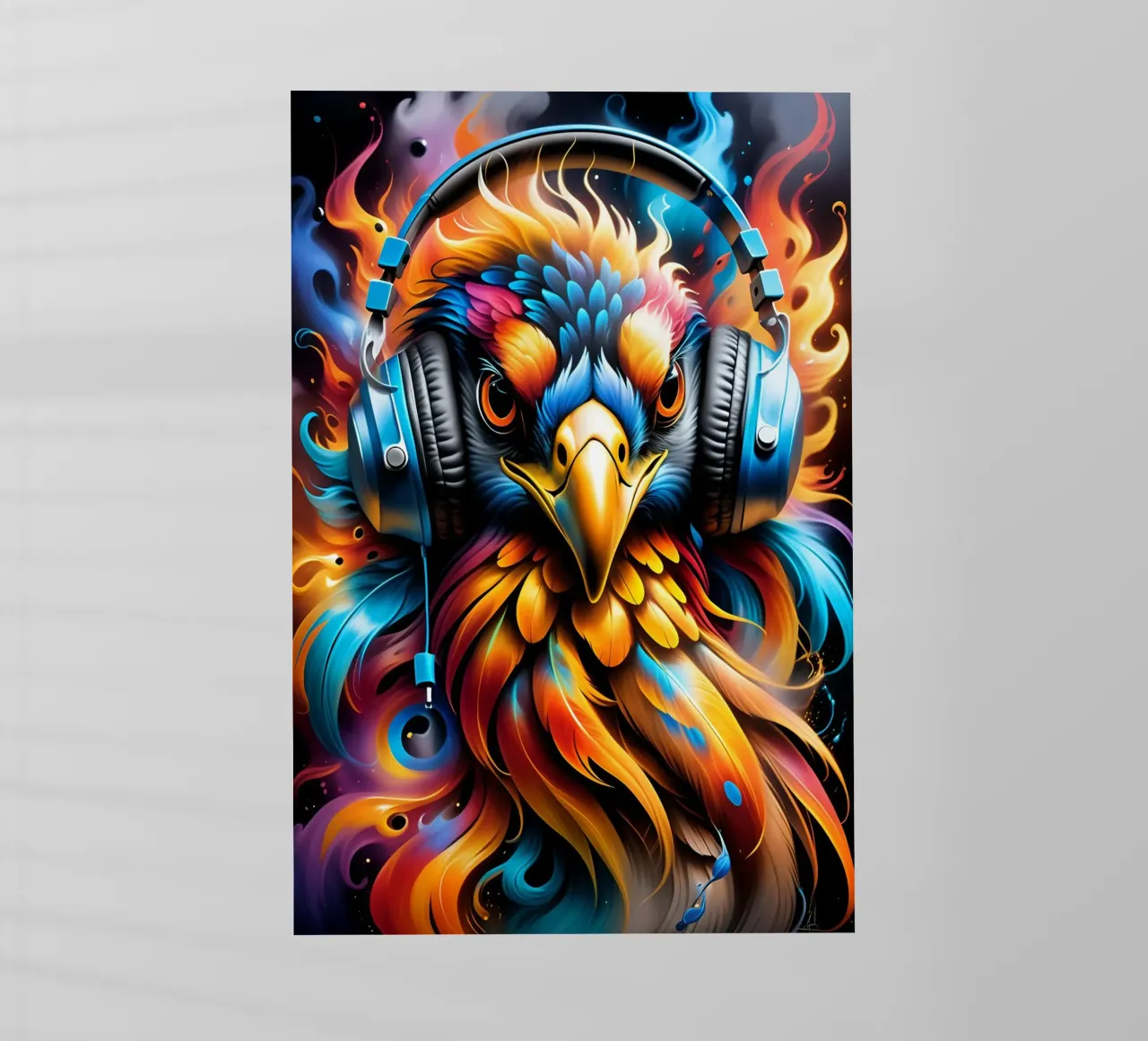 Phoenix in cuffia pellicola backlit da MakArena