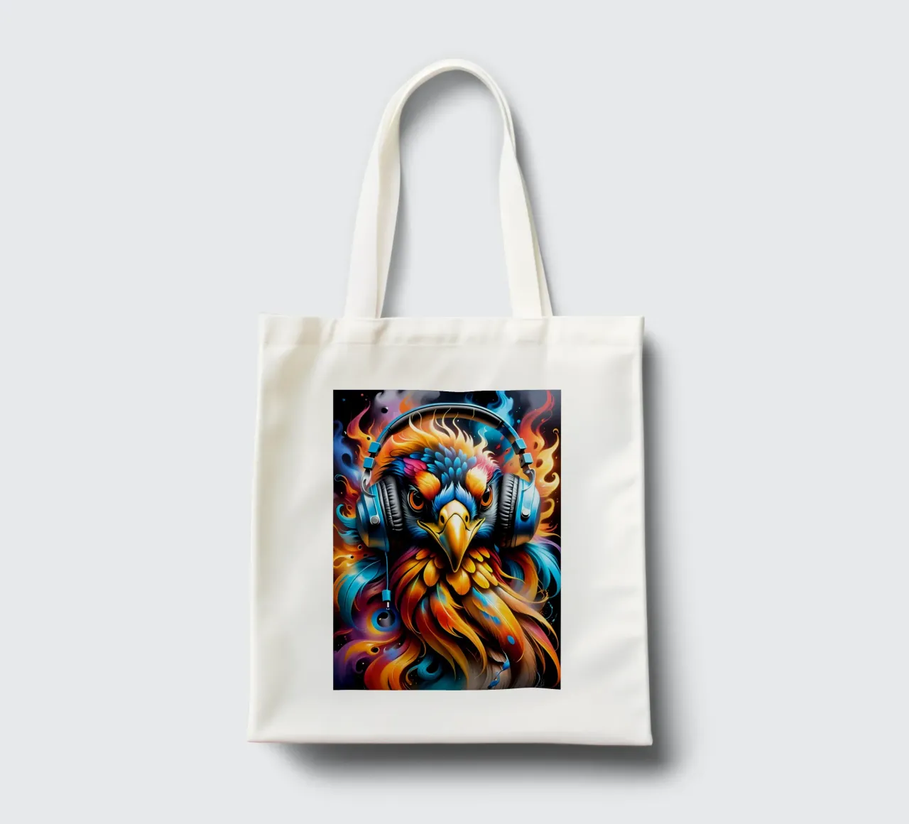 Phoenix in cuffia borsa in juta da MakArena