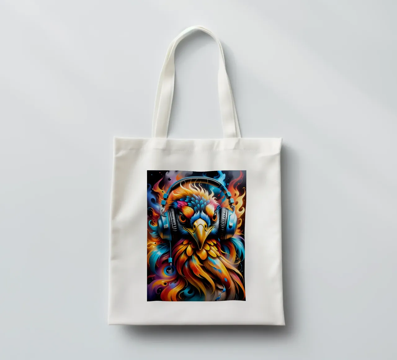Phoenix in cuffia borsa in juta da MakArena