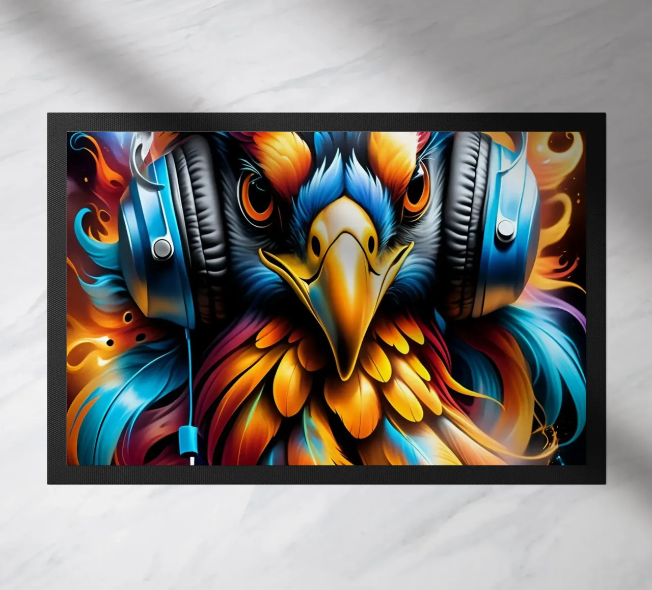 Phoenix in cuffia zerbino da MakArena