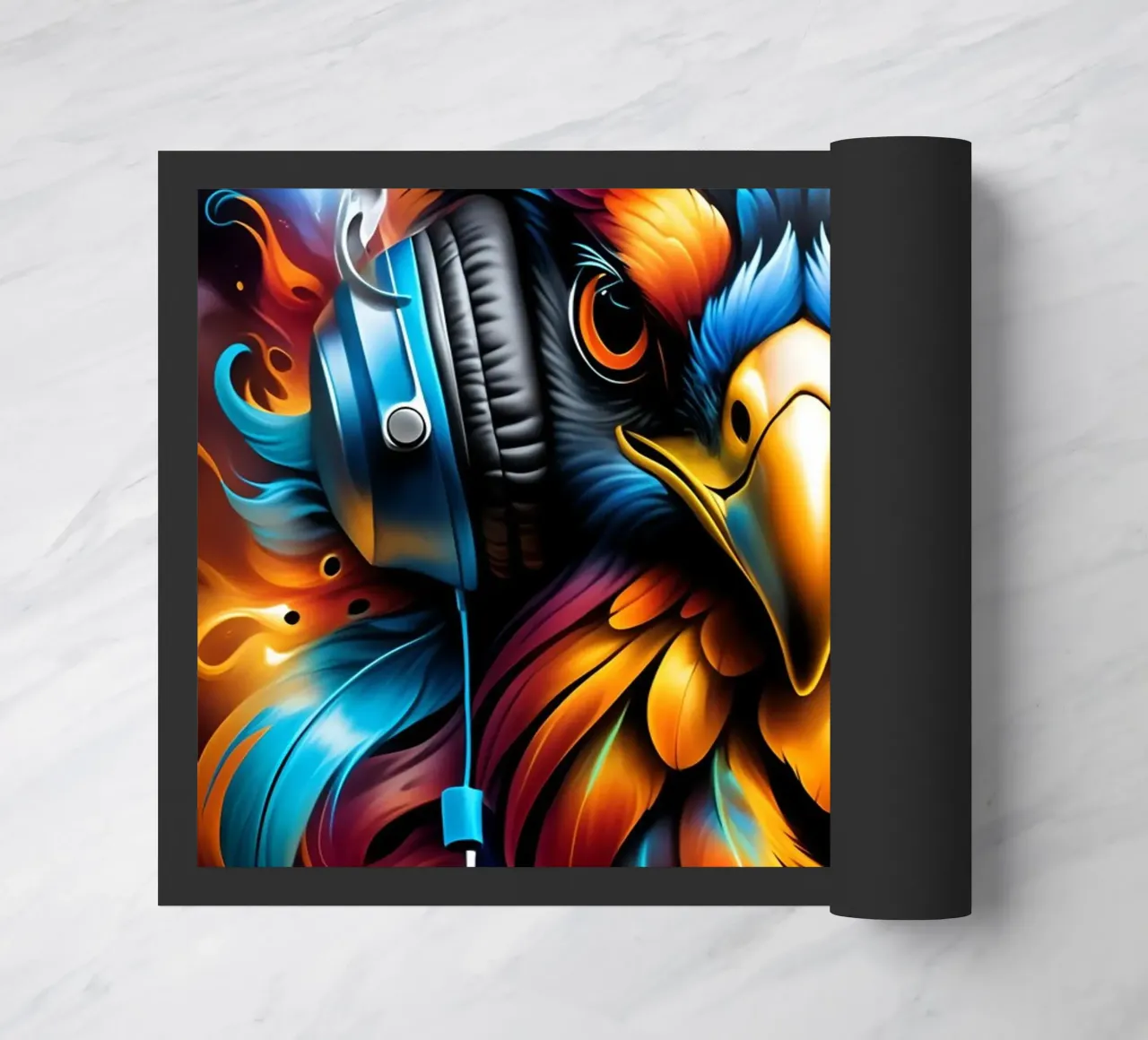 Phoenix in cuffia zerbino da MakArena