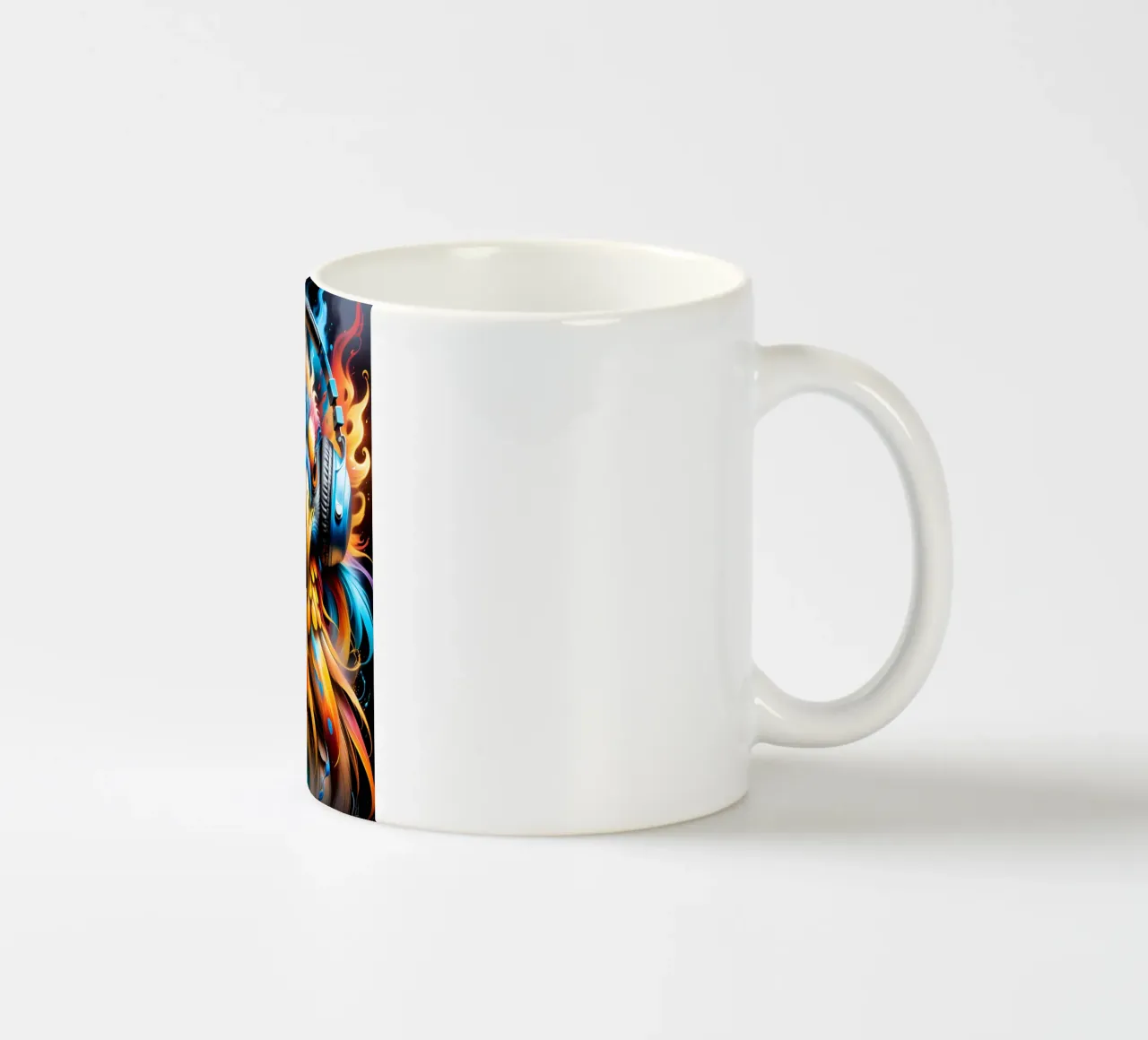 Phoenix in cuffia tazza in ceramica da MakArena